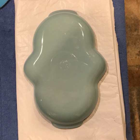 Fire King Blue Relish Dish - Picture 3 of 6